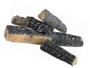 4 morceaux en bois en céramique note les rondins en céramique de cheminée pour le foyer au gaz GA-08
