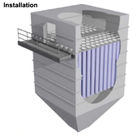 Filtre à hautes températures CF1-1 de filtre à gaz chaud d'activateur de haute performance