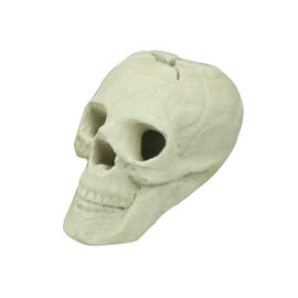 Lumière en céramique BC-185LB beige de crâne d'accessoires de cheminée de crâne de rondins